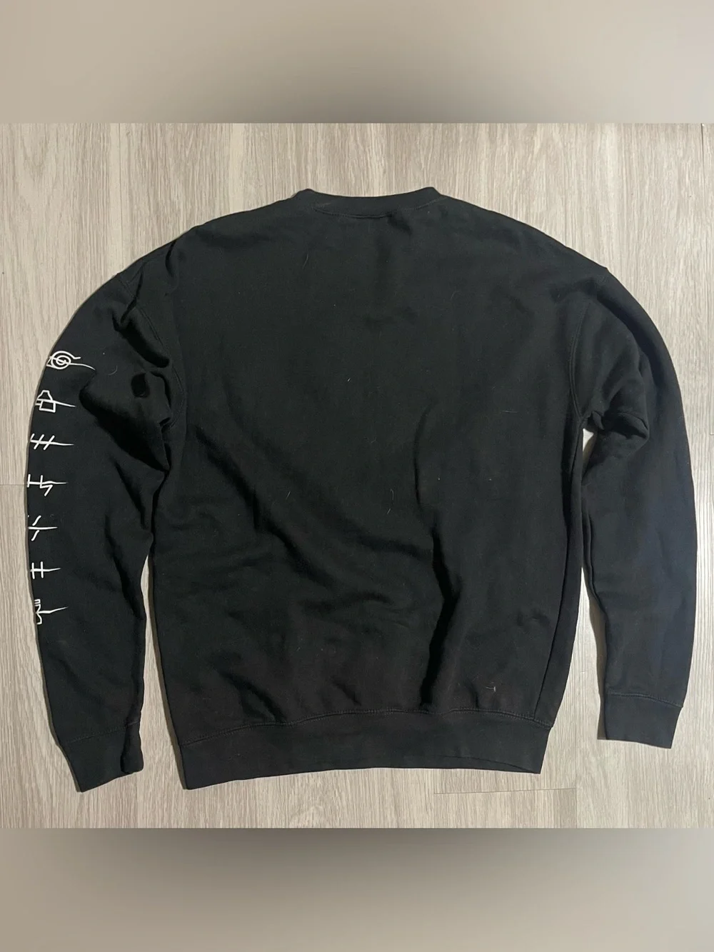 Black Naruto Anime 20th Anniversary Crewneck Sweater